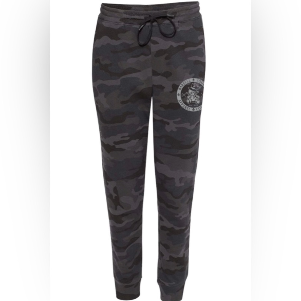 Barbell Voodoo‎ Black Camo Joggers Gym Workout  XS